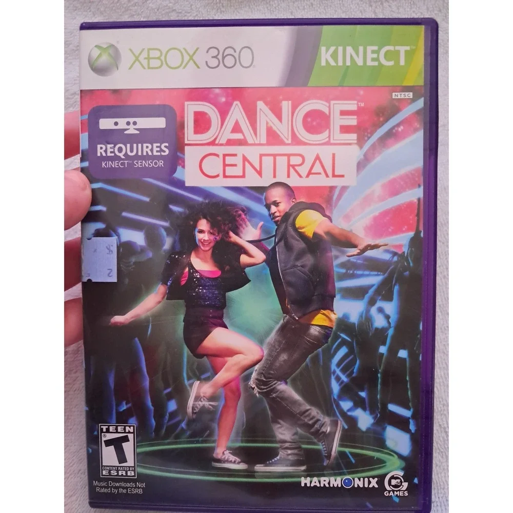 Dance Central Xbox 360 Kinect Game Harmonix NTSC Complete with Manual